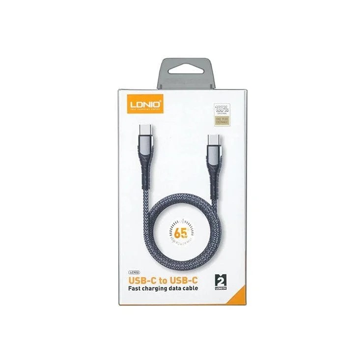 Cable Chargeur Ldnio LC102 USB-C to USB-C 2M